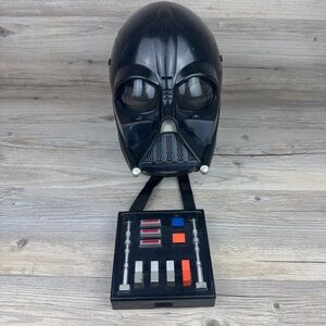 Darth Vader Mask w/ Chest Box Star Wars WORKS Vintage 2004